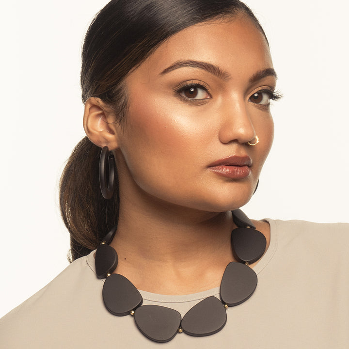 Gemma Barile Necklace Matte Black