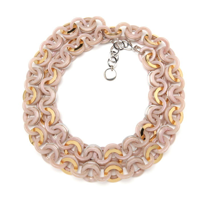 Sea Chain Necklace Pink Sand
