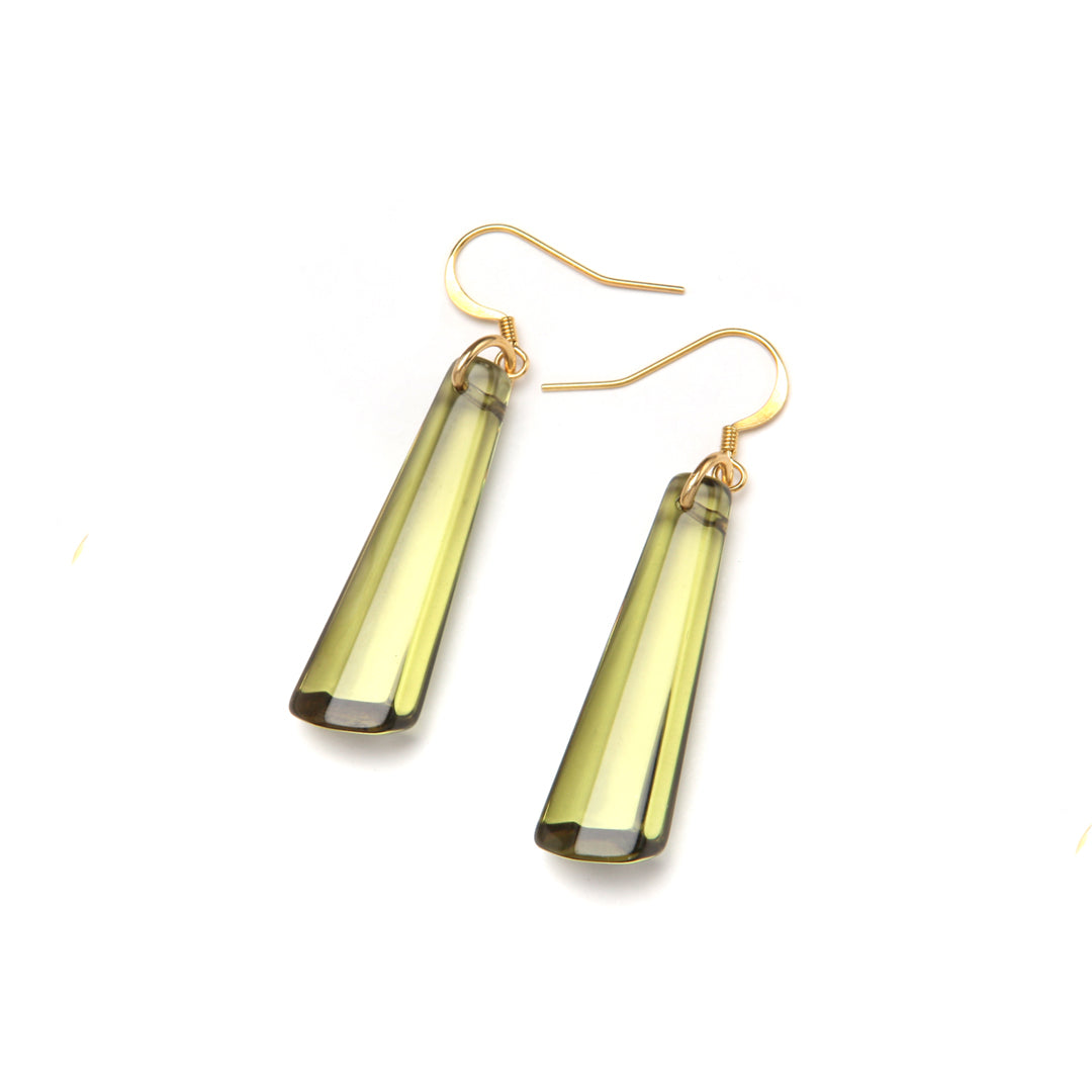 Crystal Drop Earring Fern