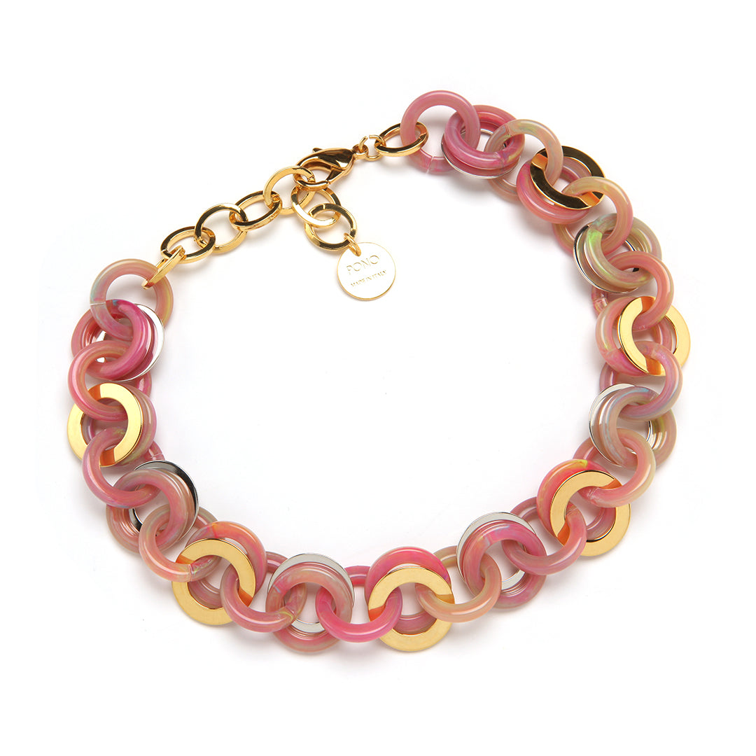 Mini Sea Chain Necklace Flamingo