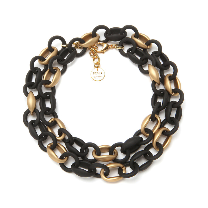 Natalia Barile Necklace Matte Black