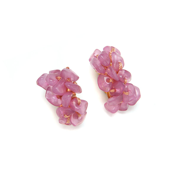 Bea Clip Earring Pink Pearl