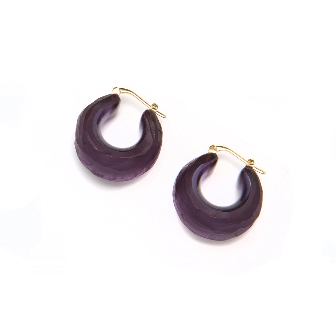 Ice Mila Earring Purple Haze