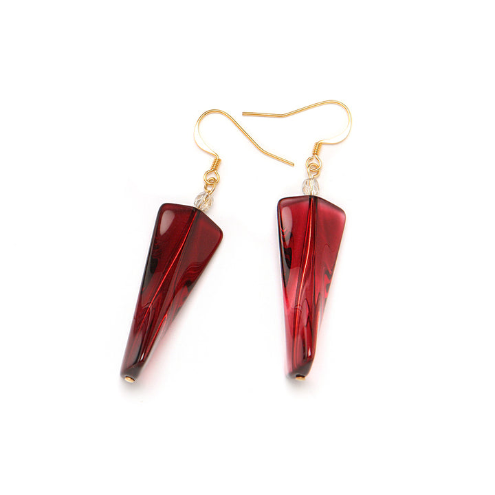 Lily Earring Ruby