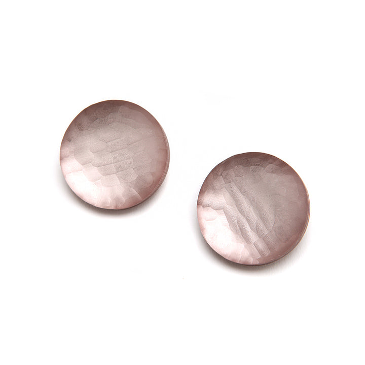 Ice Rosa Clip Earring Mocha