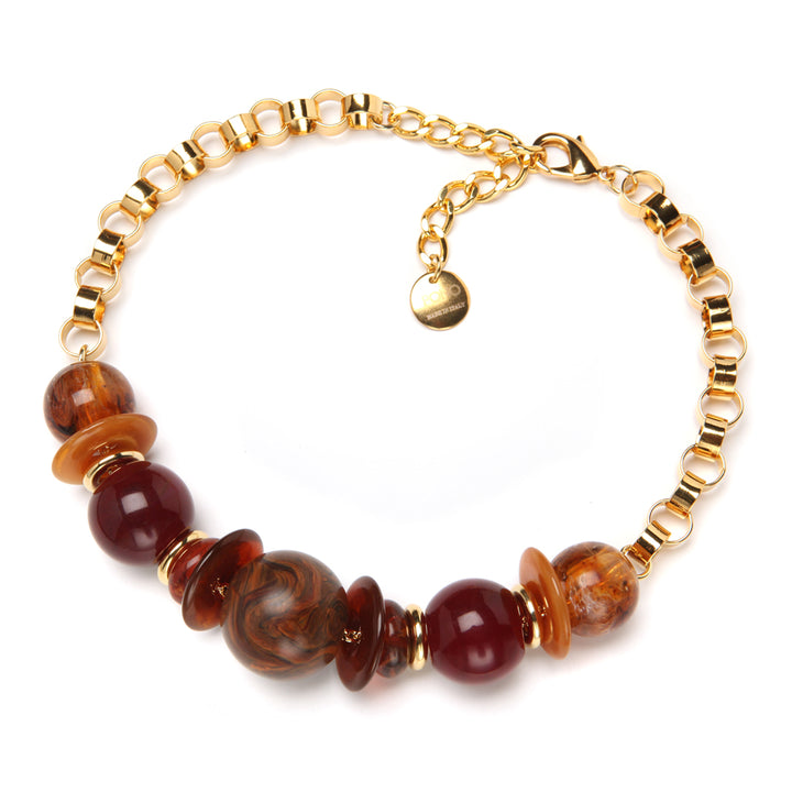 Gayle Necklace Walnut