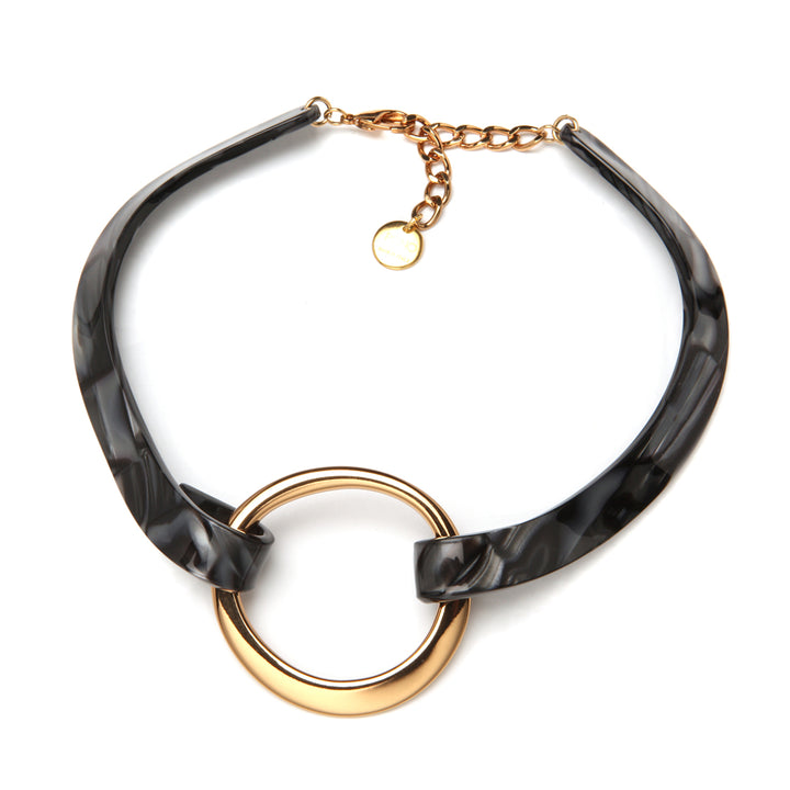 Michelle Necklace Coal Dust