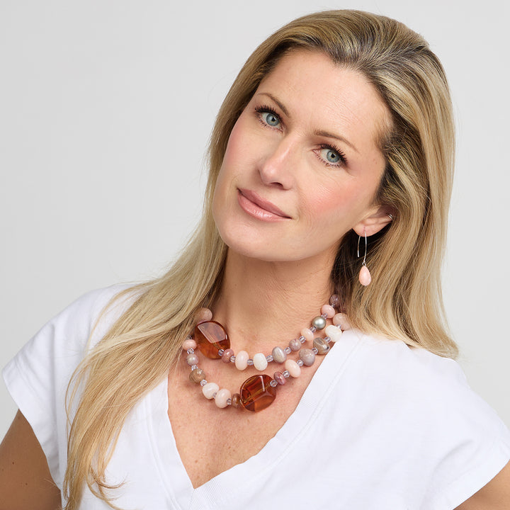 Miranda Necklace Pink Sand