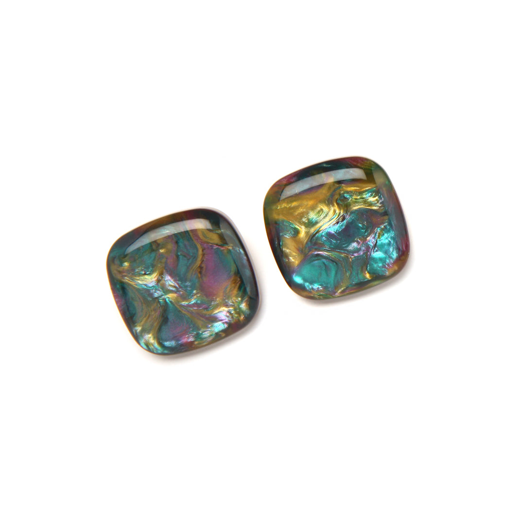 Lara P Clip Earring Peacock