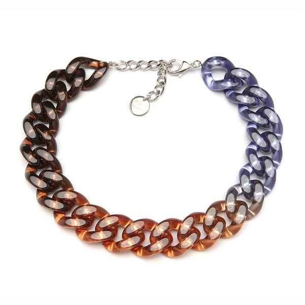Colette Plume Necklace Chestnut