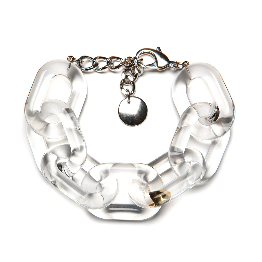 Sara Resin Bracelet Platinum